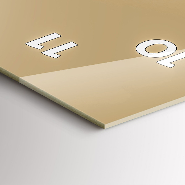 Vertical wall clock Owl - a sign of wisdom