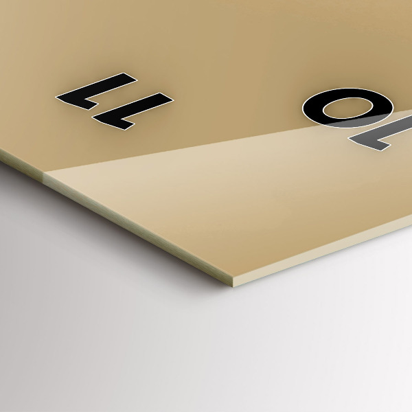 Vertical wall clock Owl - a sign of wisdom