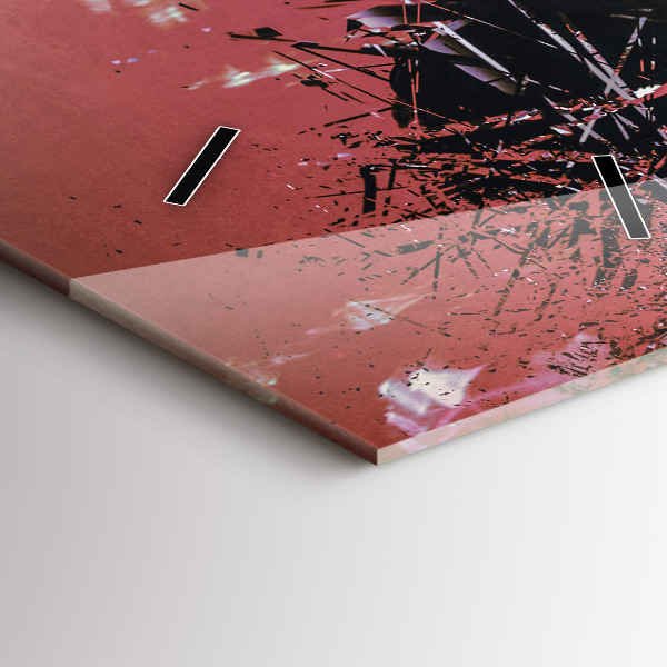 Vertical wall clock Cyberspace