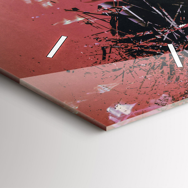 Vertical wall clock Cyberspace