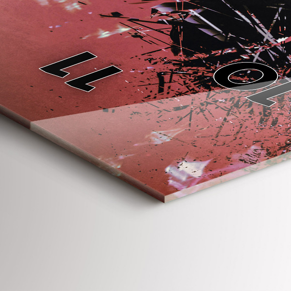 Vertical wall clock Cyberspace