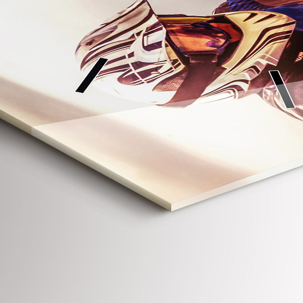 Vertical wall clock Motocross Enduro