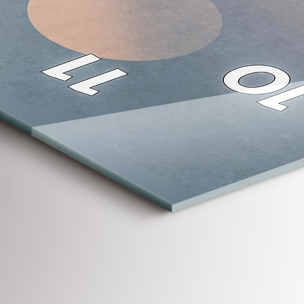 Vertical wall clock Astronauts Milky Way