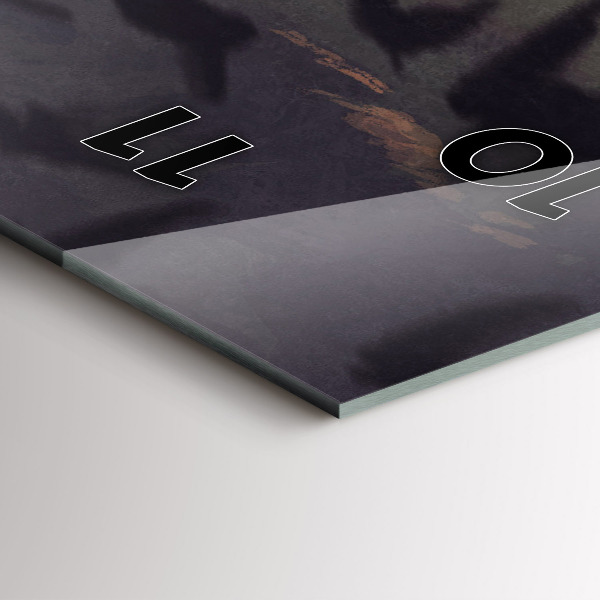 Vertical wall clock Concert on the beach