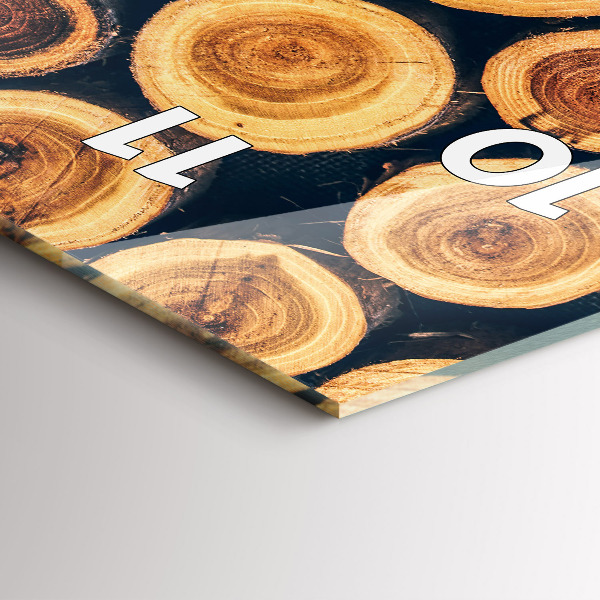 Vertical wall clock Wood