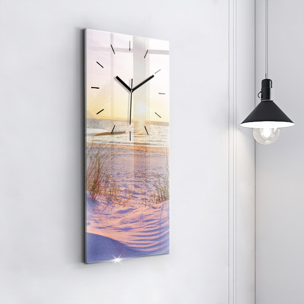 Vertical wall clock Polish Sunny Sea