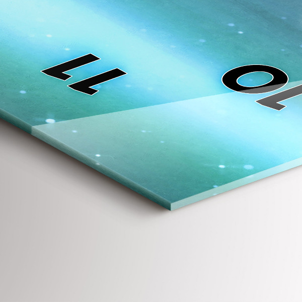 Vertical wall clock Abstraction