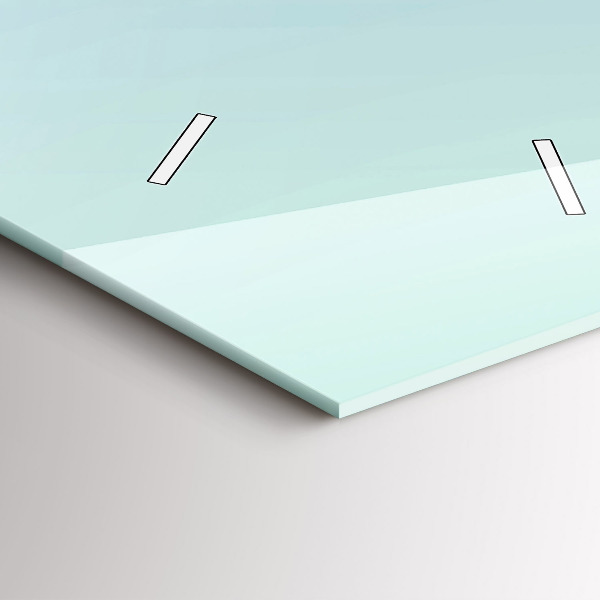 Vertical wall clock Geometric figures