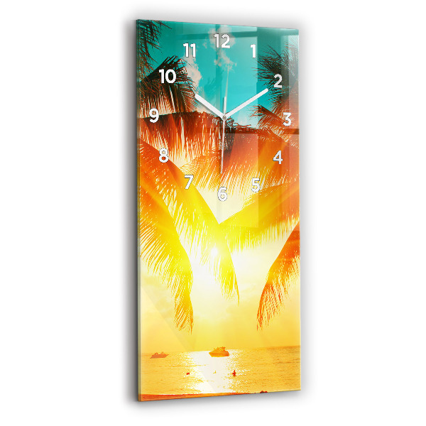 Vertical wall clock Holidays Relaxation Summer