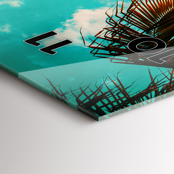 Vertical wall clock Holidays Relaxation Summer