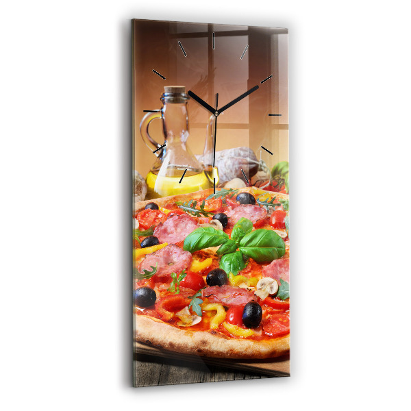 Vertical wall clock The Culinary Heart of Italy