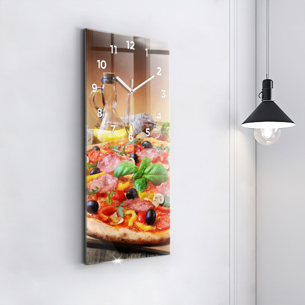 Vertical wall clock The Culinary Heart of Italy