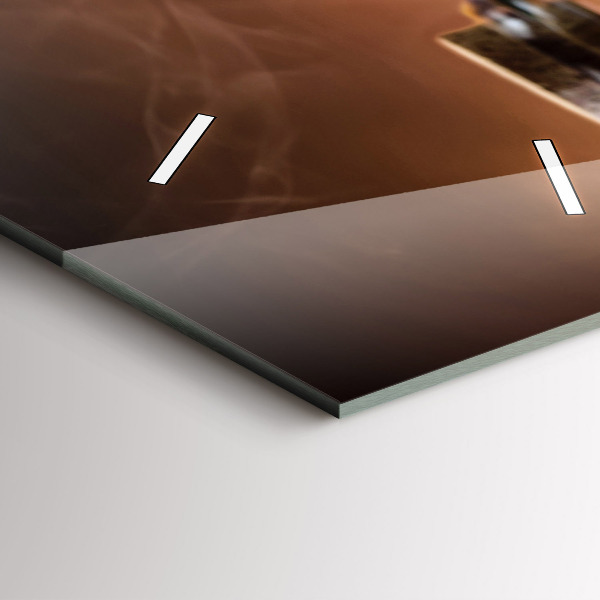 Vertical wall clock The Culinary Heart of Italy