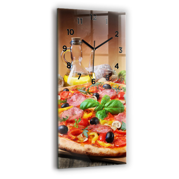 Vertical wall clock The Culinary Heart of Italy