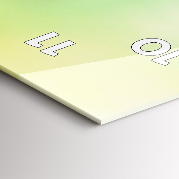 Vertical wall clock Globe