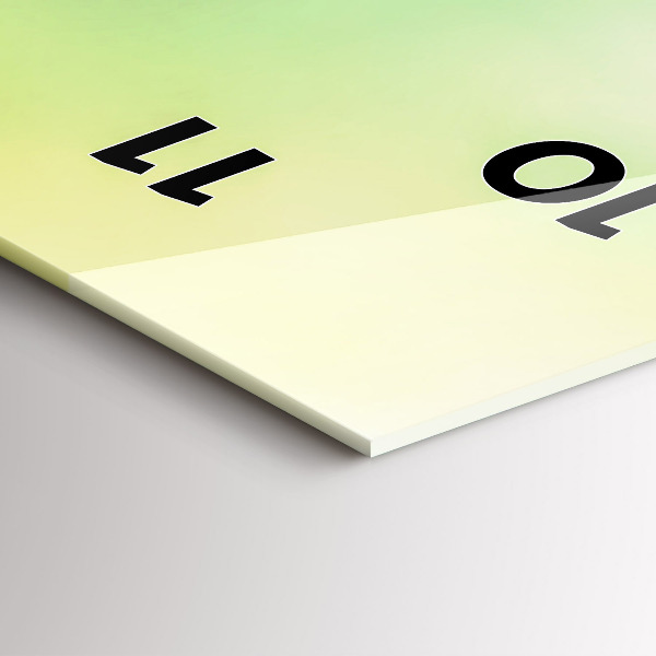 Vertical wall clock Globe