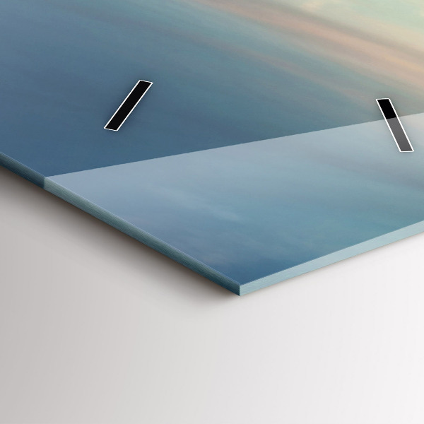 Vertical wall clock New York Manhattan