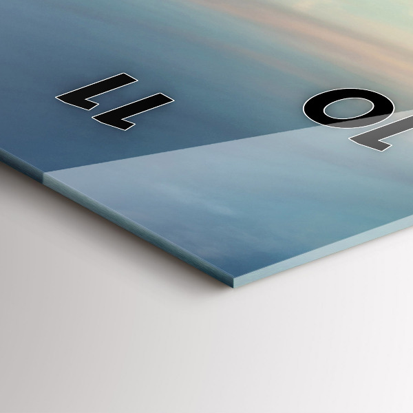 Vertical wall clock New York Manhattan