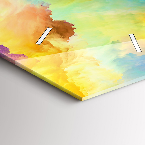 Vertical wall clock Fractal Texture