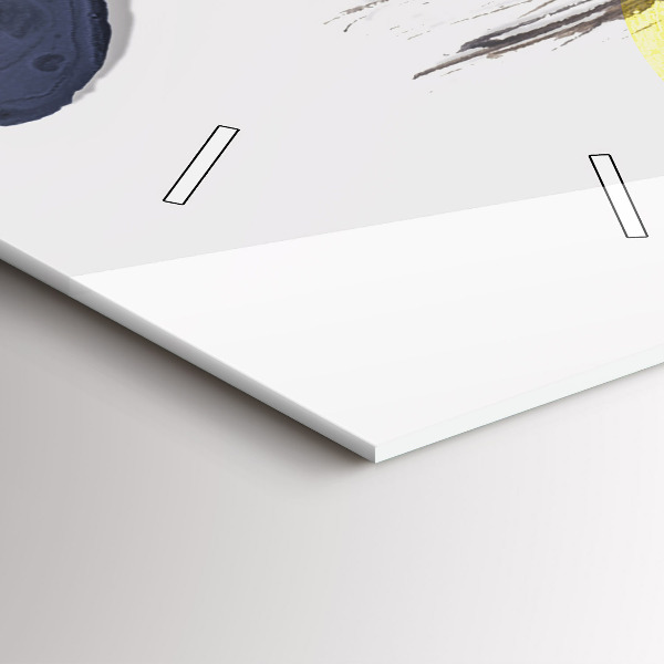 Vertical wall clock Surrealist collage