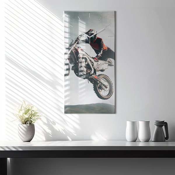 Vertical wall clock Motor Style Adrenaline