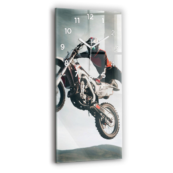 Vertical wall clock Motor Style Adrenaline