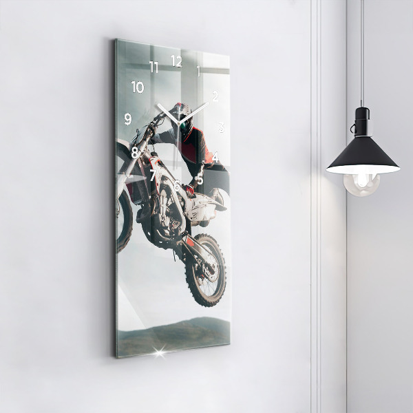 Vertical wall clock Motor Style Adrenaline
