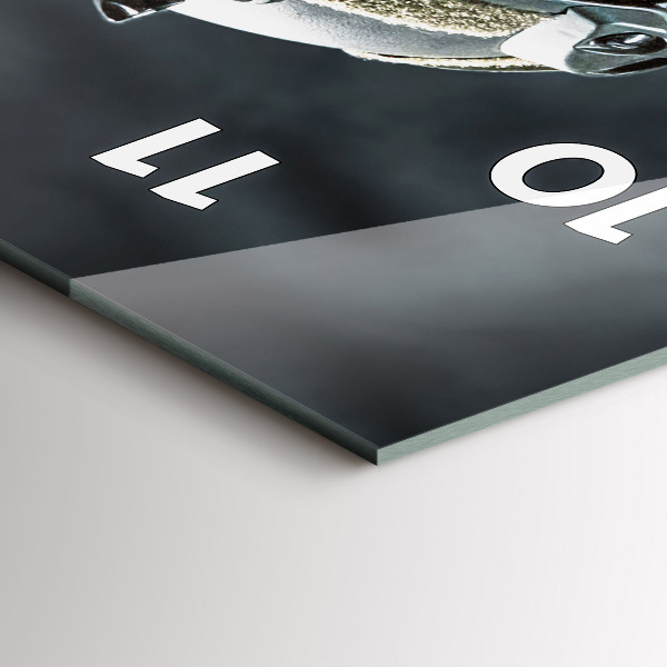 Vertical wall clock Soldier with a gun