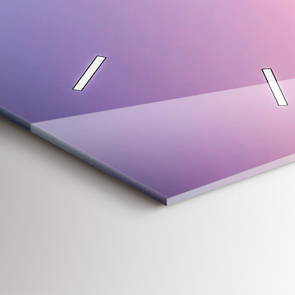 Vertical wall clock Sunset Maldives