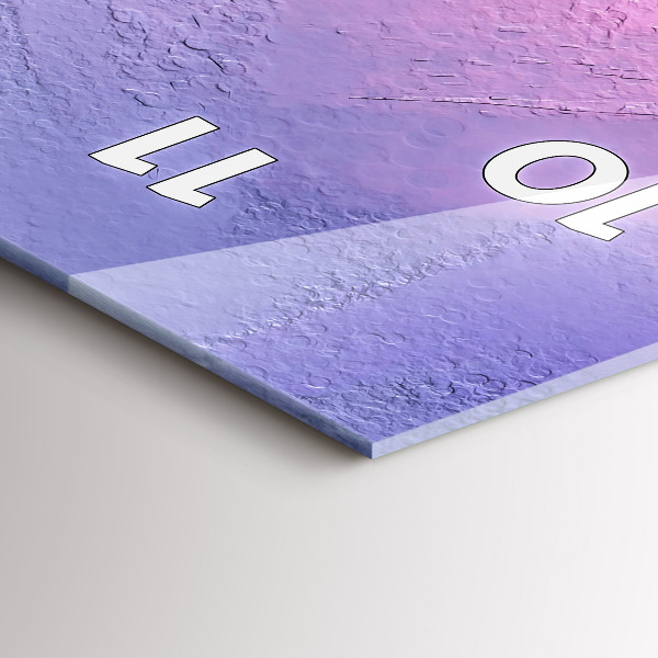 Vertical wall clock Seascape