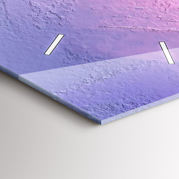 Vertical wall clock Seascape