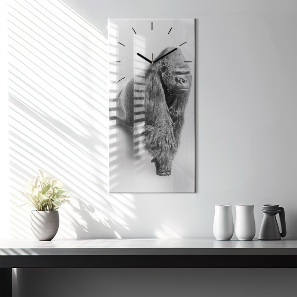 Vertical wall clock Animal Art Collection