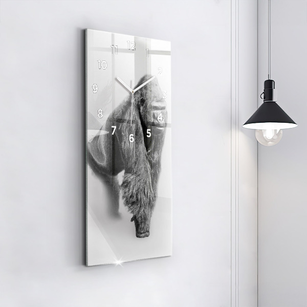 Vertical wall clock Animal Art Collection