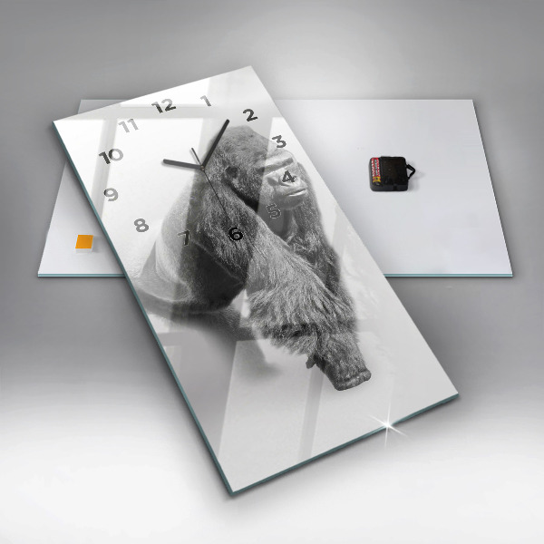 Vertical wall clock Animal Art Collection