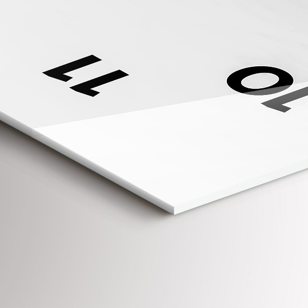 Vertical wall clock Animal Art Collection