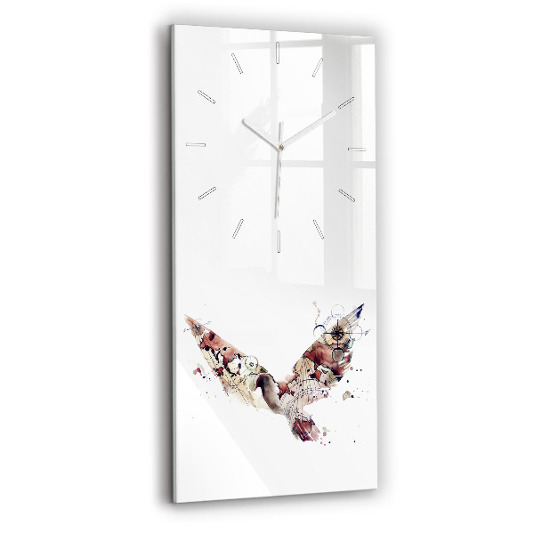 Vertical wall clock Abstract view