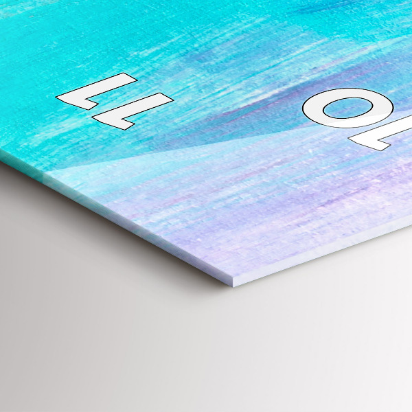 Vertical wall clock Skyscraper abstraction