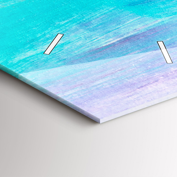 Vertical wall clock Skyscraper abstraction