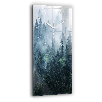 Vertical wall clock Misty Mountain Landscape