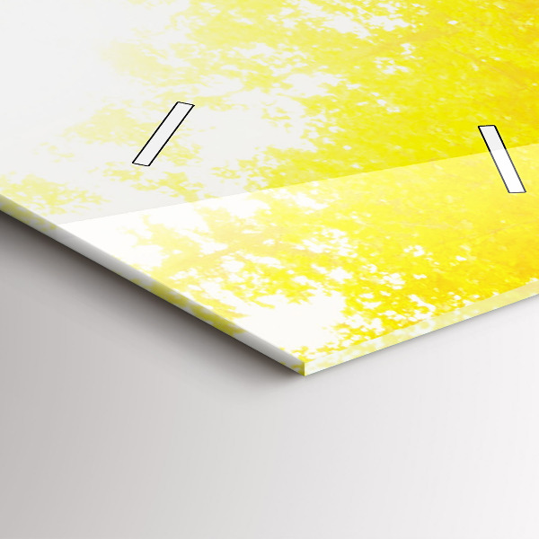 Vertical wall clock View of the waterfall