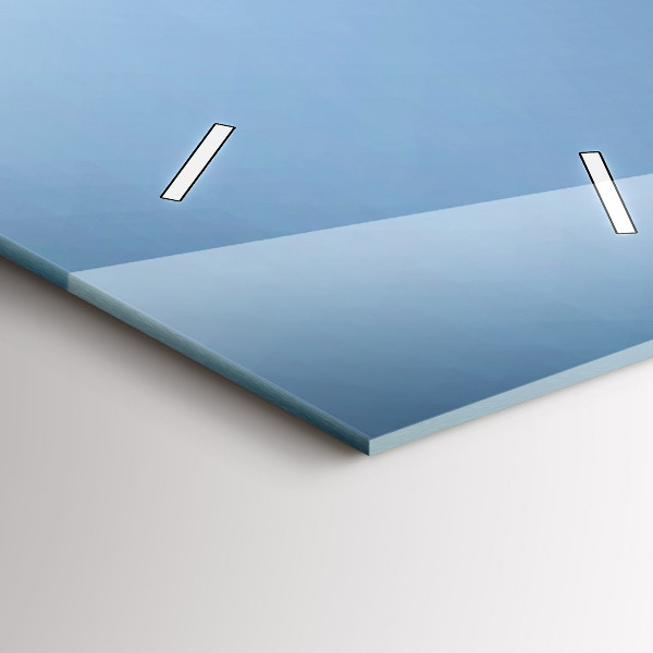 Vertical wall clock Swans in the heart