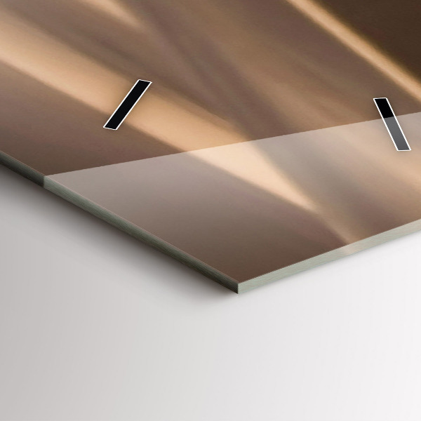 Vertical wall clock Quad in the desert