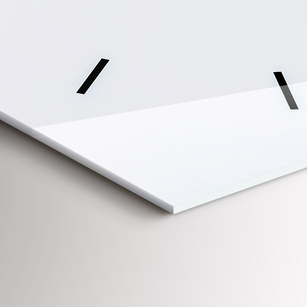 Vertical wall clock Flying Island and Waterfall