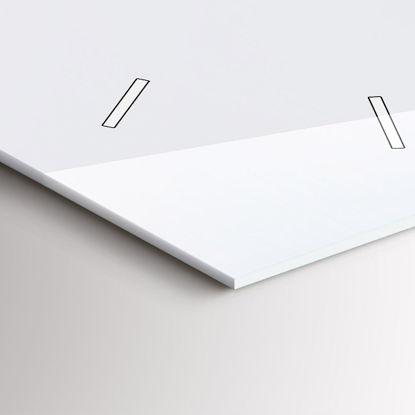 Vertical wall clock Flying Island and Waterfall