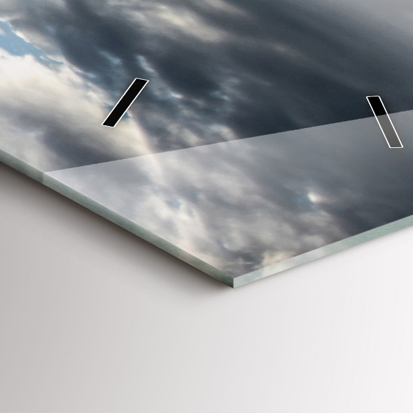 Vertical wall clock Gondola in Venice