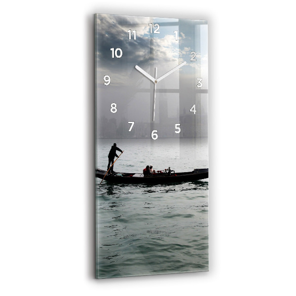 Vertical wall clock Gondola in Venice