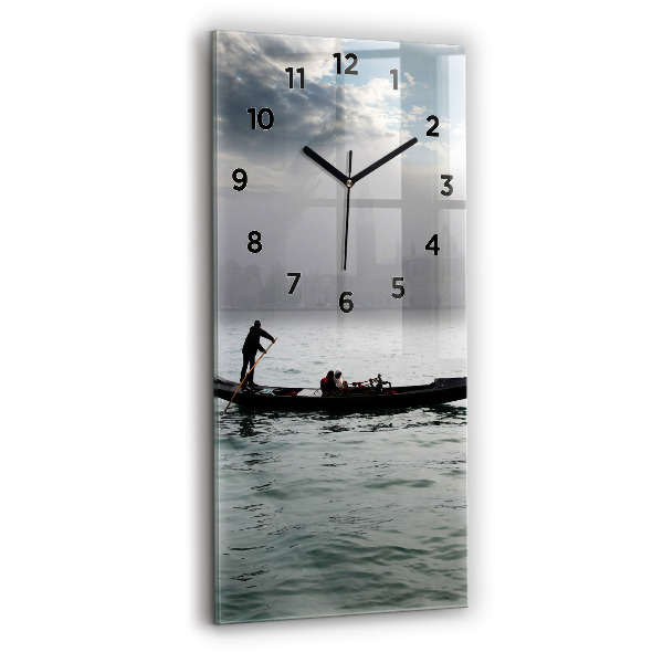 Vertical wall clock Gondola in Venice