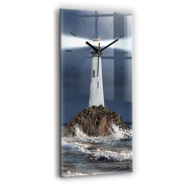 Vertical wall clock Lighthouse