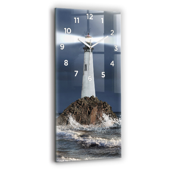 Vertical wall clock Lighthouse
