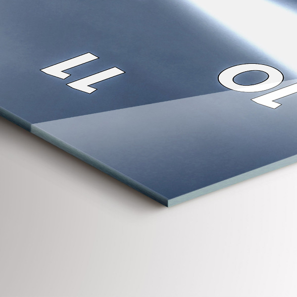 Vertical wall clock Lighthouse